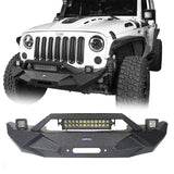 Blade Stubby Front Bumper & Different Trail Rear Bumper w/Tire Carrier Combo(07-18 Jeep Wrangler JK) - Ultralisk 4x4