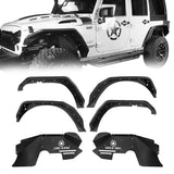  Jeep JK Flux Tubular Fender Flares & Inner Fender Liners for Jeep Wrangler JK 2007-2018 Jeep JK Metal Fenders Jeep JK Accessories u089225 2