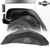 Flat Fender Flares & Inner Fender Liners(07-18 Jeep Wrangler JK) - Ultralisk 4x4