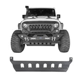 Black Steel Front Skid Plate(07-18 Jeep Wrangler JK)- Ultralisk 4x4