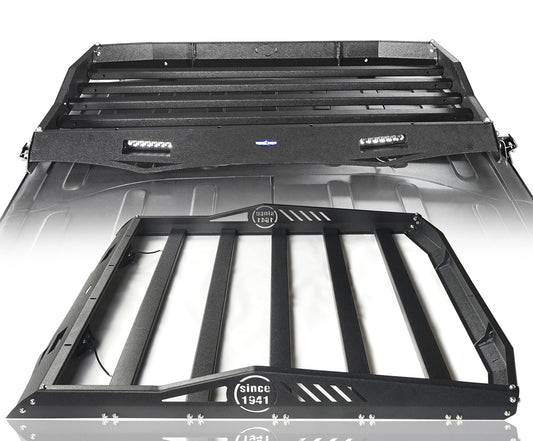 Hard Top Rear Roof Rack Cargo Carrier Basket(07-18 Jeep Wrangler JK 4 Doors) - ultralisk4x4