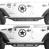 Star Side Steps Running Boards(07-18 Jeep Wrangler JK 4 Doors) - Ultralisk 4x4