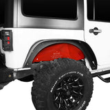 Vivid Red Rear Inner Fender Liners(07-18 Jeep Wrangler JK) - ultralisk4x4