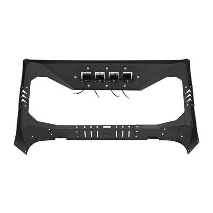 Jeep JL Full-width Front Bumper w/Mad Max Grill & Windshield Frame Cover for Jeep Wrangler JL ultralisk4x4 u30213024  14