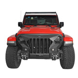 Jeep JL Full-width Front Bumper w/Mad Max Grill & Windshield Frame Cover for Jeep Wrangler JL ultralisk4x4 u30213024  5
