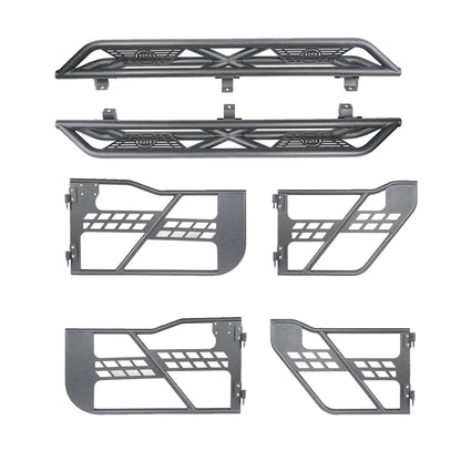 4 Door Tubular Door & Running Boards(18-25 Jeep Wrangler JL) - ultralisk 4x4