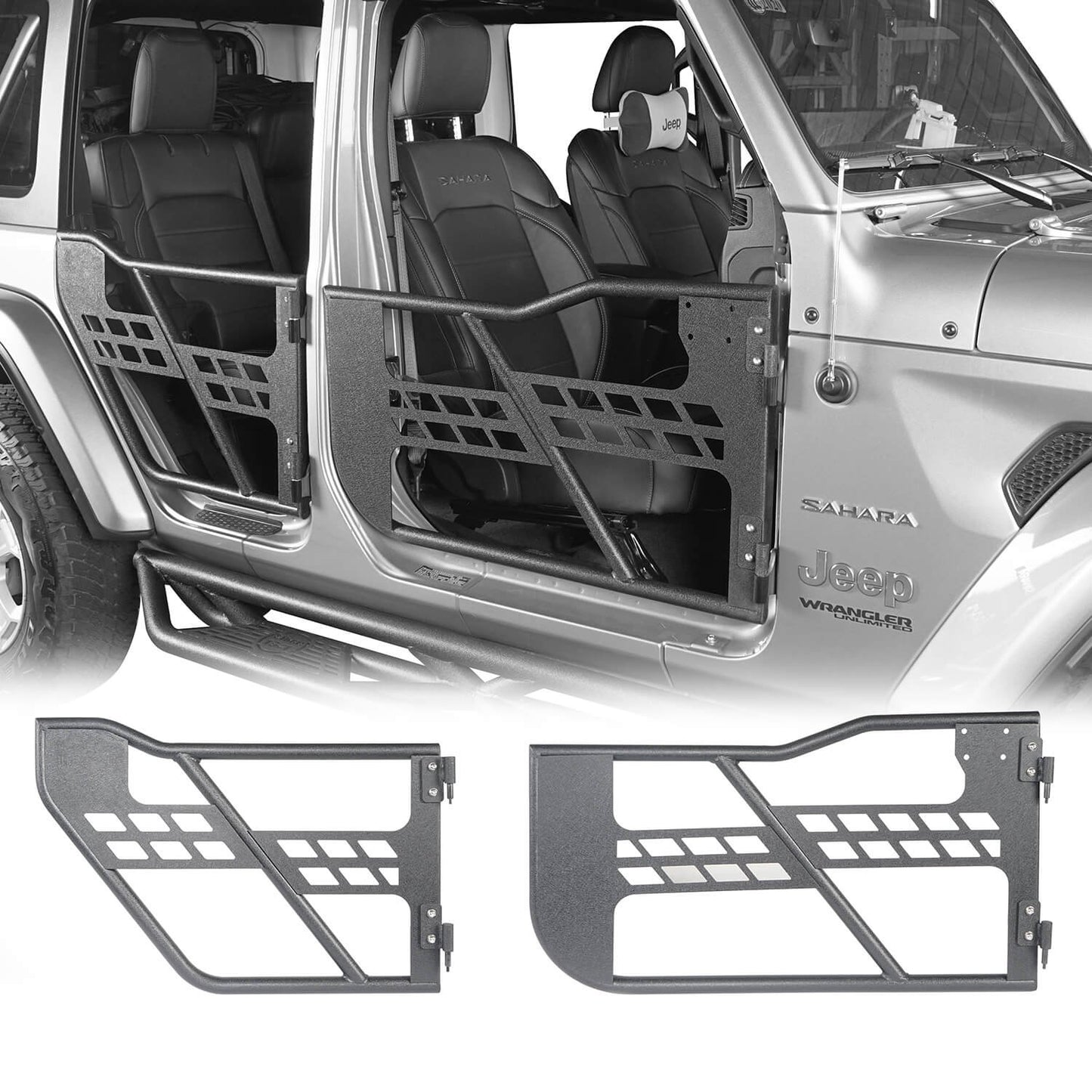 4 Door Tubular Door & Running Boards(18-25 Jeep Wrangler JL) - ultralisk 4x4
