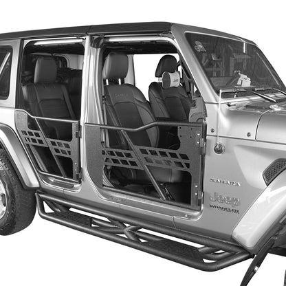 4 Door Tubular Door & Running Boards(18-25 Jeep Wrangler JL) - ultralisk 4x4