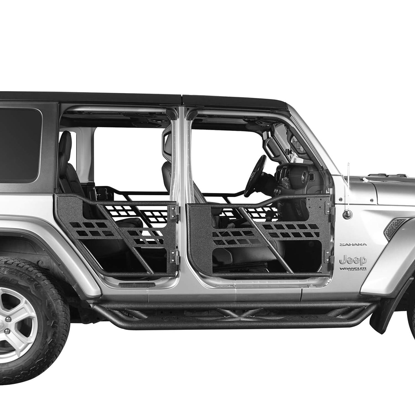 4 Door Tubular Door & Running Boards(18-25 Jeep Wrangler JL) - ultralisk 4x4