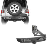 Jeep JL Rear Bumper w/Swing Out Tire Carrier(18-24 Jeep Wrangler JL) - Ultralisk 4x4