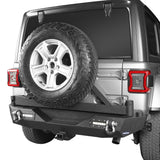 Jeep JL Rear Bumper with Tire Carrier for Jeep Wrangler JL 2018-2019 BXG504 offroad 4