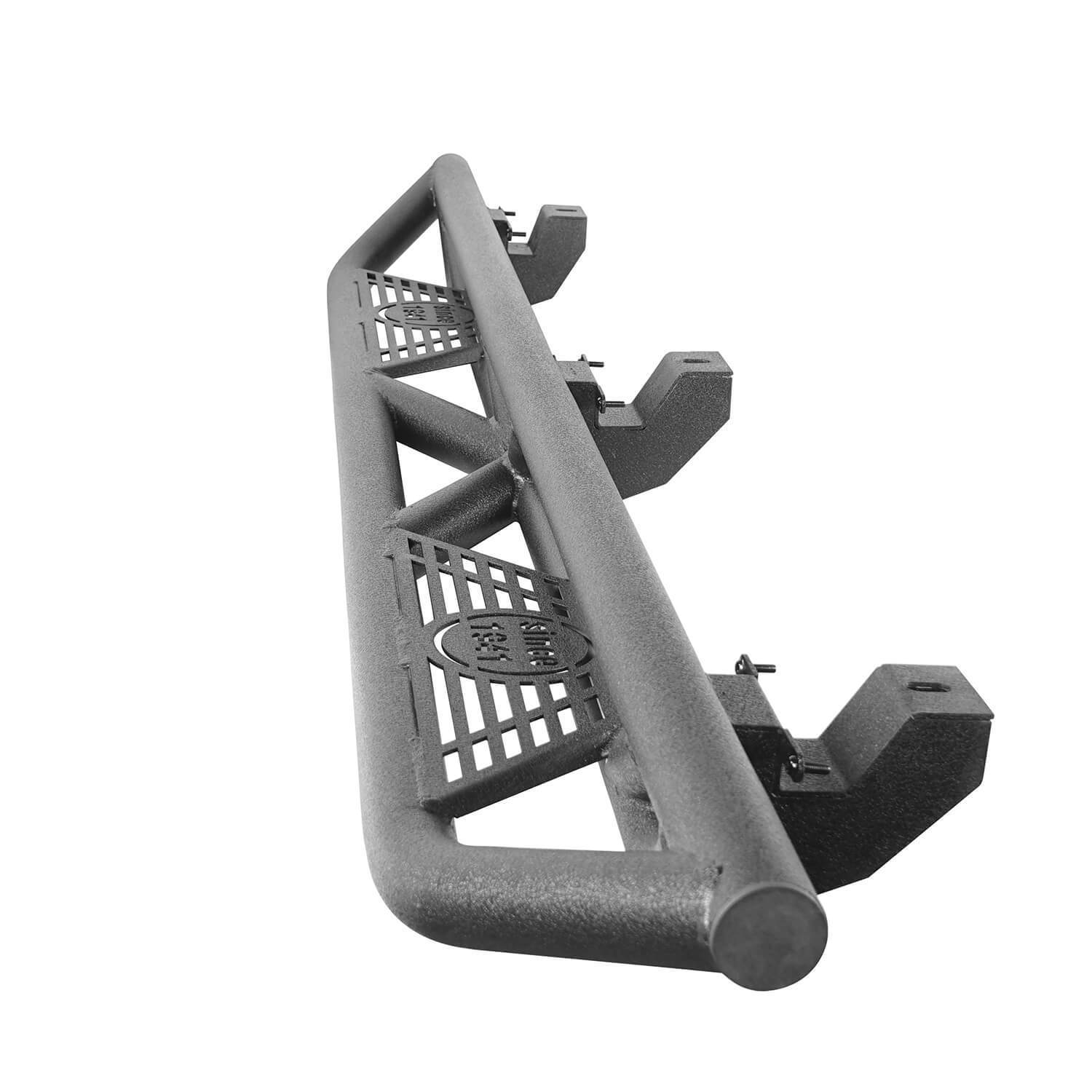 Jeep JL Side Steps 4 Door Running Boards Nerf Bars Rock Rails with Steps Rock Sliders for Jeep Wrangler JL 2018-2019 BXG508 7