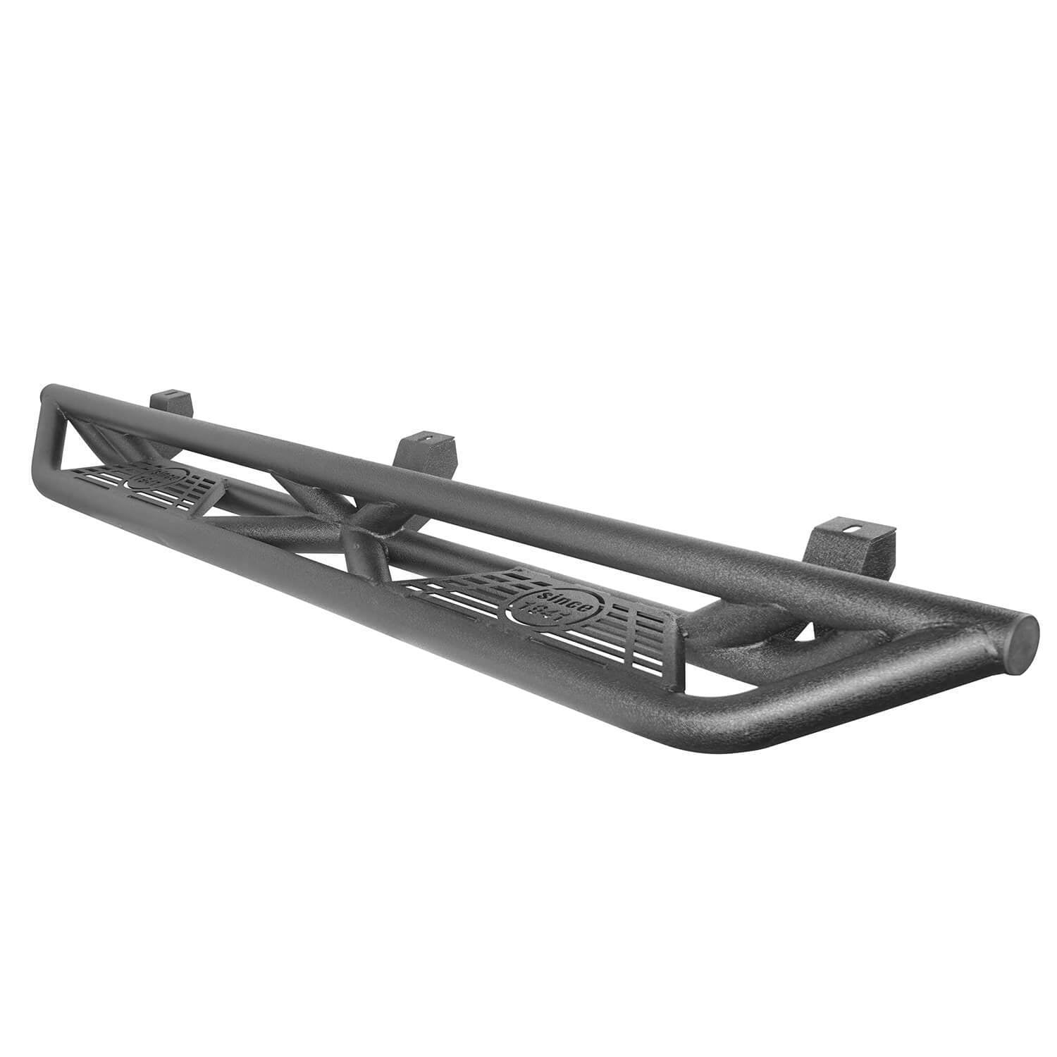 Jeep JL Side Steps 4 Door Running Boards Nerf Bars Rock Rails with Steps Rock Sliders for Jeep Wrangler JL 2018-2019 BXG508 8