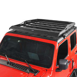4-Door Hard Top Roof Rack & Tubular Half Doors(18-24 Jeep Gladiator JT & Jeep Wrangler JL) - Ultralisk 4x4