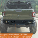Jeep Gladiator Rear Bumper Offroad Guard Protector (20-22 JT) - Ultralisk 4x4 BXG.7010-S 8