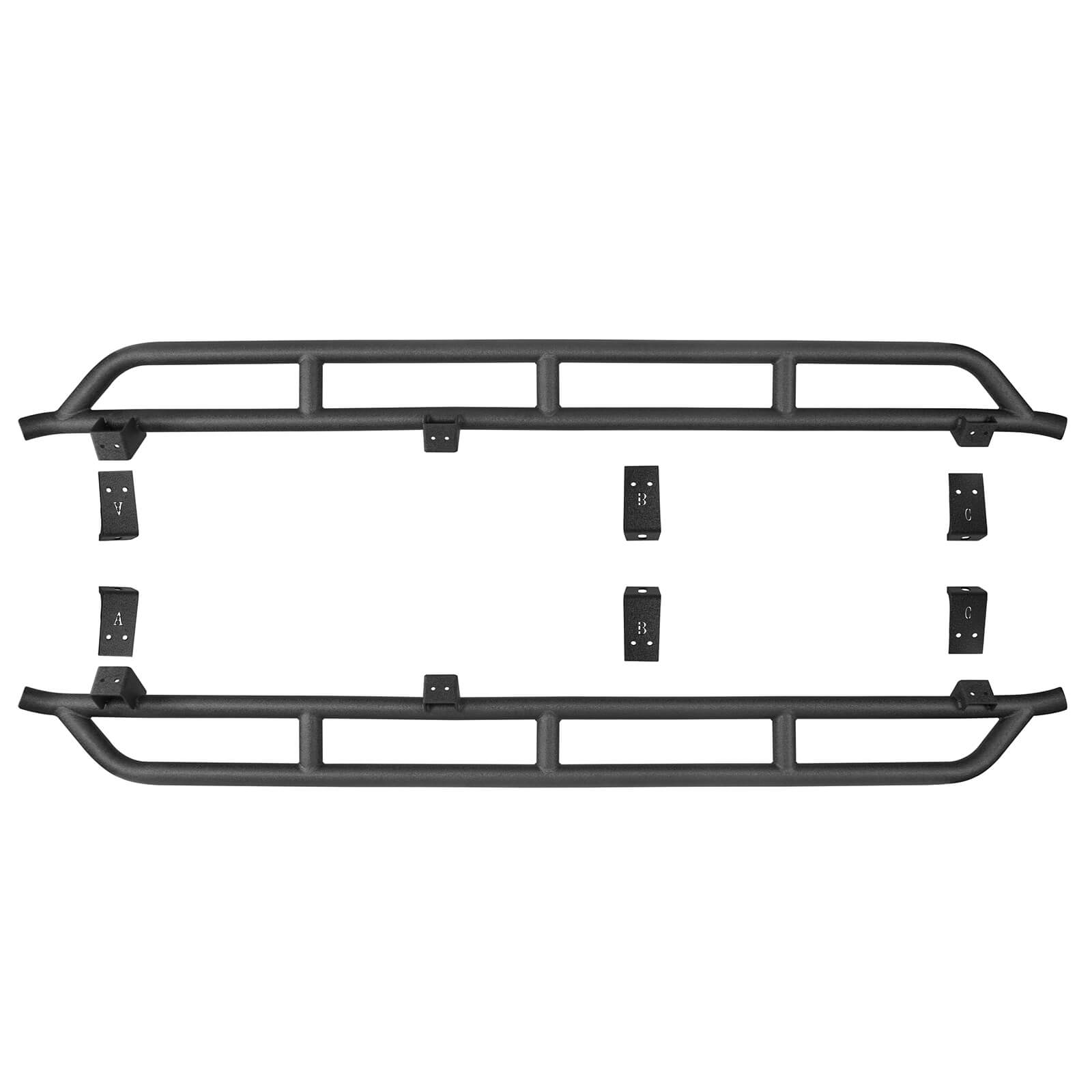 JEEP JT Rock Rails & Rocker Guards (20-22 Jeep Gladiator JT) - Ultralisk 4x4 BXG.7009-S 11