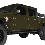 JEEP JT Rock Rails & Rocker Guards (20-22 Jeep Gladiator JT) - Ultralisk 4x4 BXG.7009-S 4