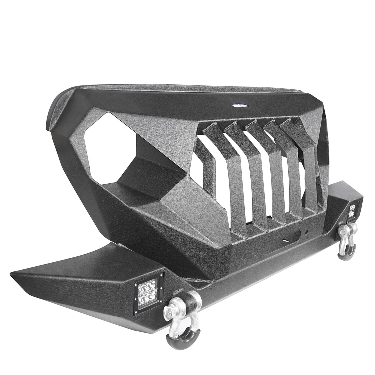 Front Bumper w/Grille Guard & Winch Plate for 1997-2006 Jeep Wrangler TJ Offroad Jeep Wrangler Accessories BXG214 5
