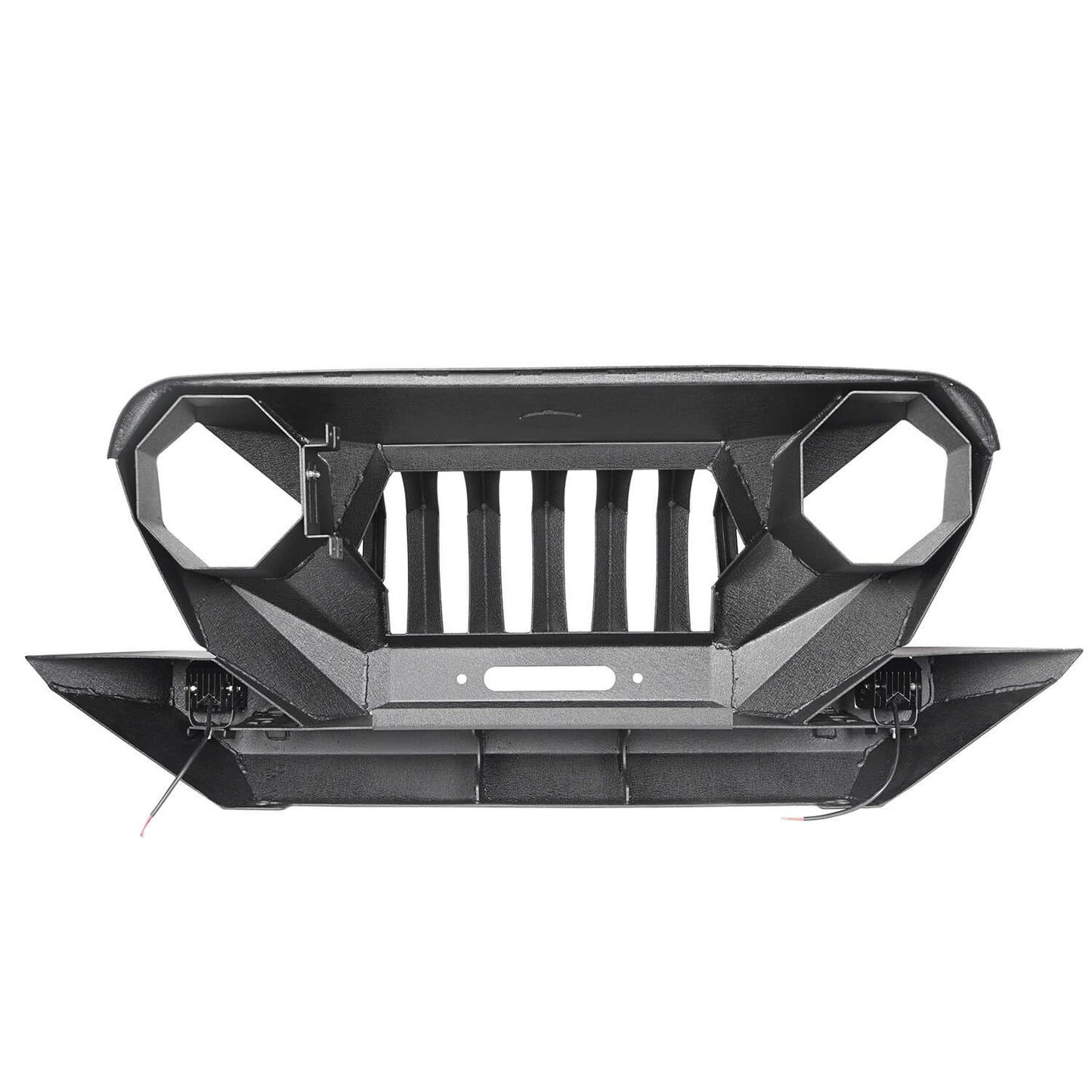 Front Bumper w/Grille Guard & Winch Plate for 1997-2006 Jeep Wrangler TJ Offroad Jeep Wrangler Accessories BXG214 6