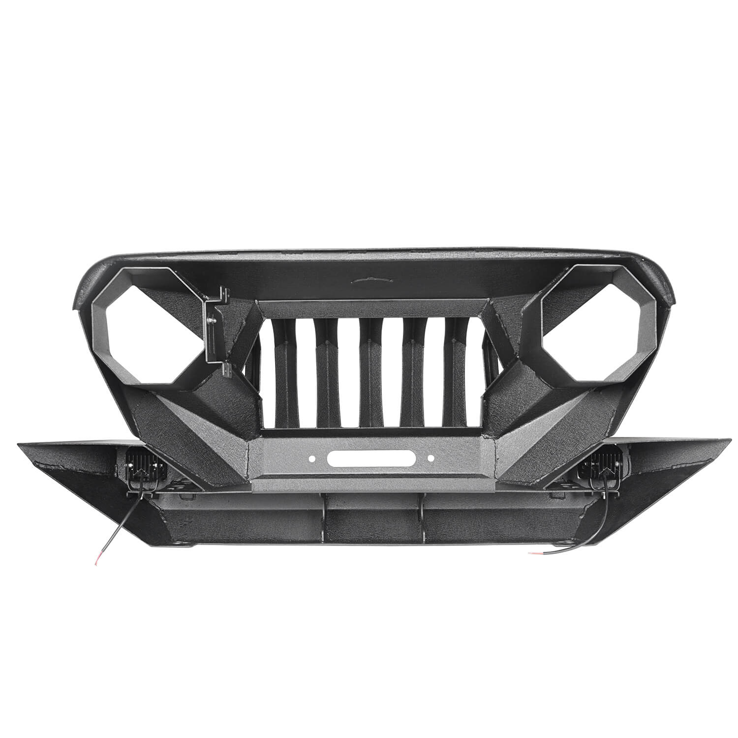 Front Bumper w/Grille Guard & Winch Plate for 1997-2006 Jeep Wrangler TJ Offroad Jeep Wrangler Accessories BXG214 6