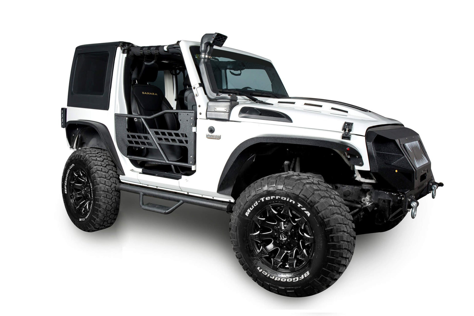 Jeep JK Tube Doors Tubular doors with Mirrors for 2007-2018 Jeep Wrangler JK JKU bxg036mmr10016  4