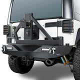 Mad Max Front Bumper & Rear Bumper w/Tire Carrier(07-18 Jeep Wrangler JK) - ultralisk4x4