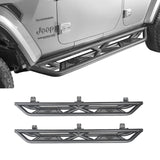 Front Bumper with Mad Max Grill & Side Steps(18-24 Jeep Wrangler JL 4 Door) - ultralisk4x4
