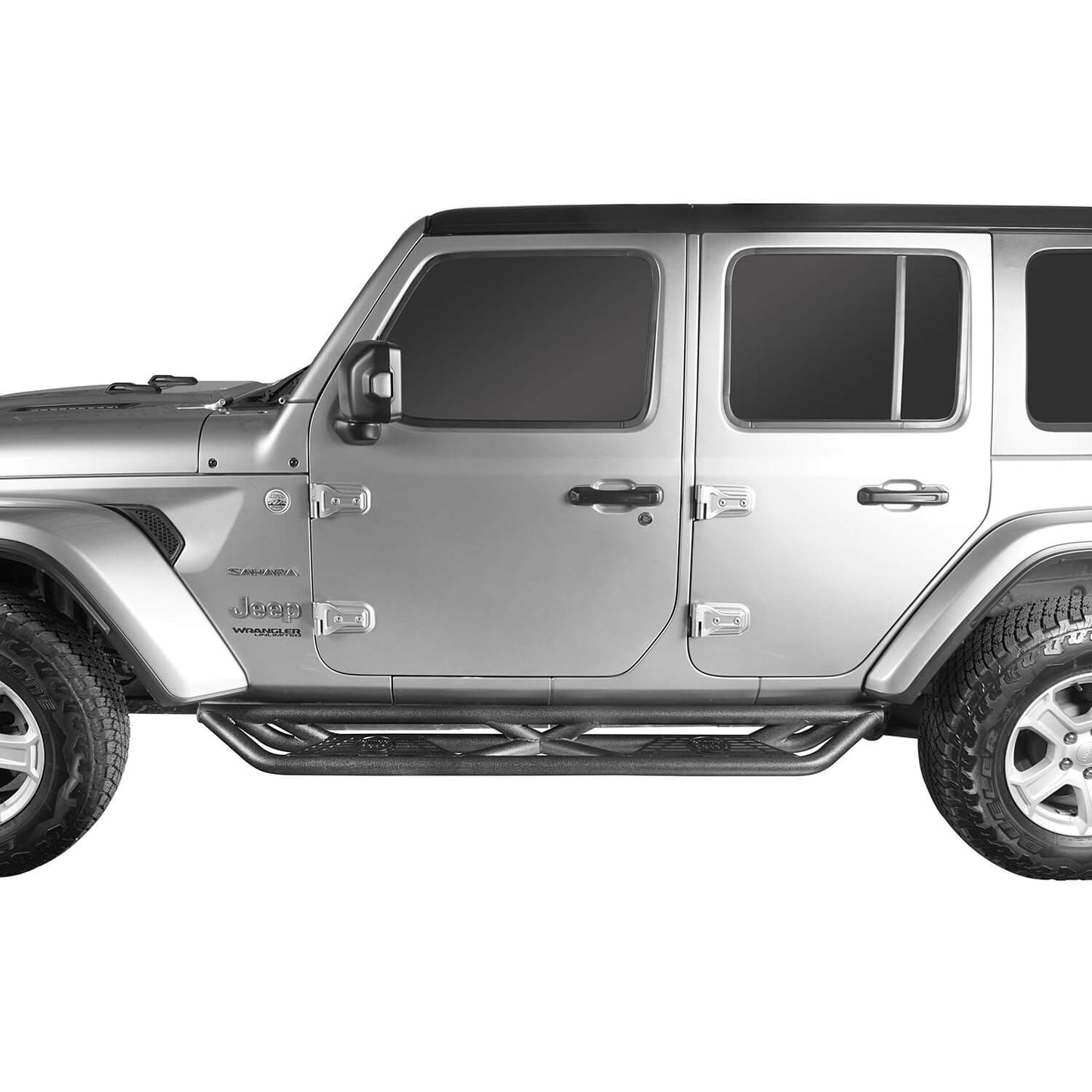 Mad Max Front Bumper Grill & Tube Side Steps(18-25 Jeep Wrangler JL 4 Door) - ultralisk4x4