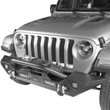 Mid Width Front Bumper & Side Steps(18-24 Jeep Wrangler JL 4 Door) - ultralisk4x4