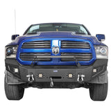 Full Width Front Bumper & Rear Bumper & Bed Rack(13-18 Dodge Ram 1500, Excluding Rebel ) - ultralisk4x4