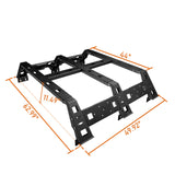 Roof Rack & Bed Rack Luggage Carrier for 2005-2023 Toyota Tacoma Double Cab 4 Doors - ultralisk4x4 b40204009-11