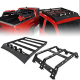 Roof Rack w/LED Lights & 11.5 Inch High Bed Rack(05-23 Toyota Tacoma Access Cab) - ultralisk4x4