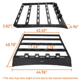 Roof Rack & Bed Rack Luggage Carrier for 2005-2021 Toyota Tacoma  Access Cab 4 Doors - ultralisk4x4 u40214009 9