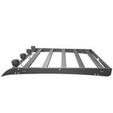 Toyota Tacoma Half Roof Rack Luggage Carrier Rack Cargo Carrier Top Roof Rack with Led Lights for 2 Gen 3 Gen Toyota Tacoma Double Cab Toyota Tacoma 2005-2021 4-Doors Toyota Tacoma Accessories 4007 7
