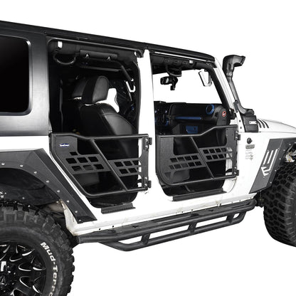Tubular Doors & Door Rack(07-18 Jeep Wrangler JK) - ultralisk4x4