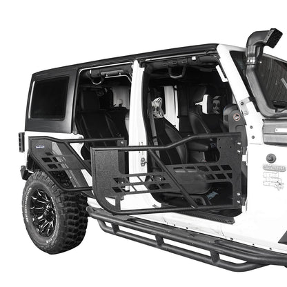 Tubular Doors & Door Rack(07-18 Jeep Wrangler JK) - ultralisk4x4