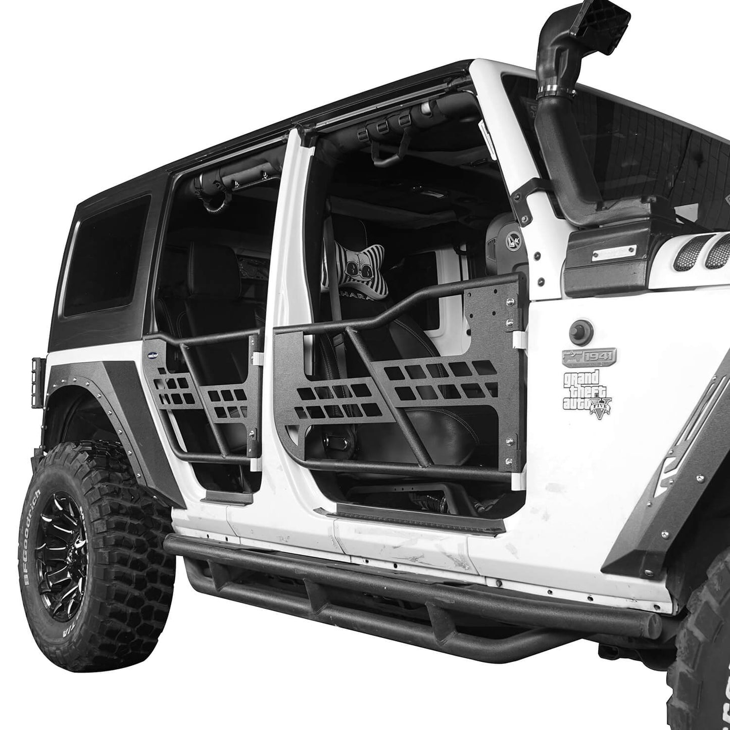 Tubular Doors & Door Rack(07-18 Jeep Wrangler JK) - ultralisk4x4