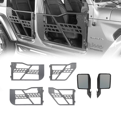 Tubular Doors & Side Mirrors & Door Storage 20-25 Jeep Gladiator JT) - ultralisk4x4