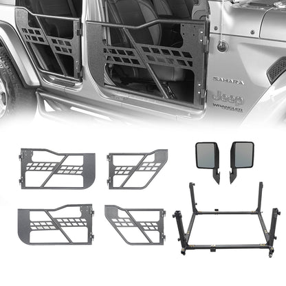 Tubular Doors & Side Mirrors & Door Storage 20-25 Jeep Gladiator JT) - ultralisk4x4