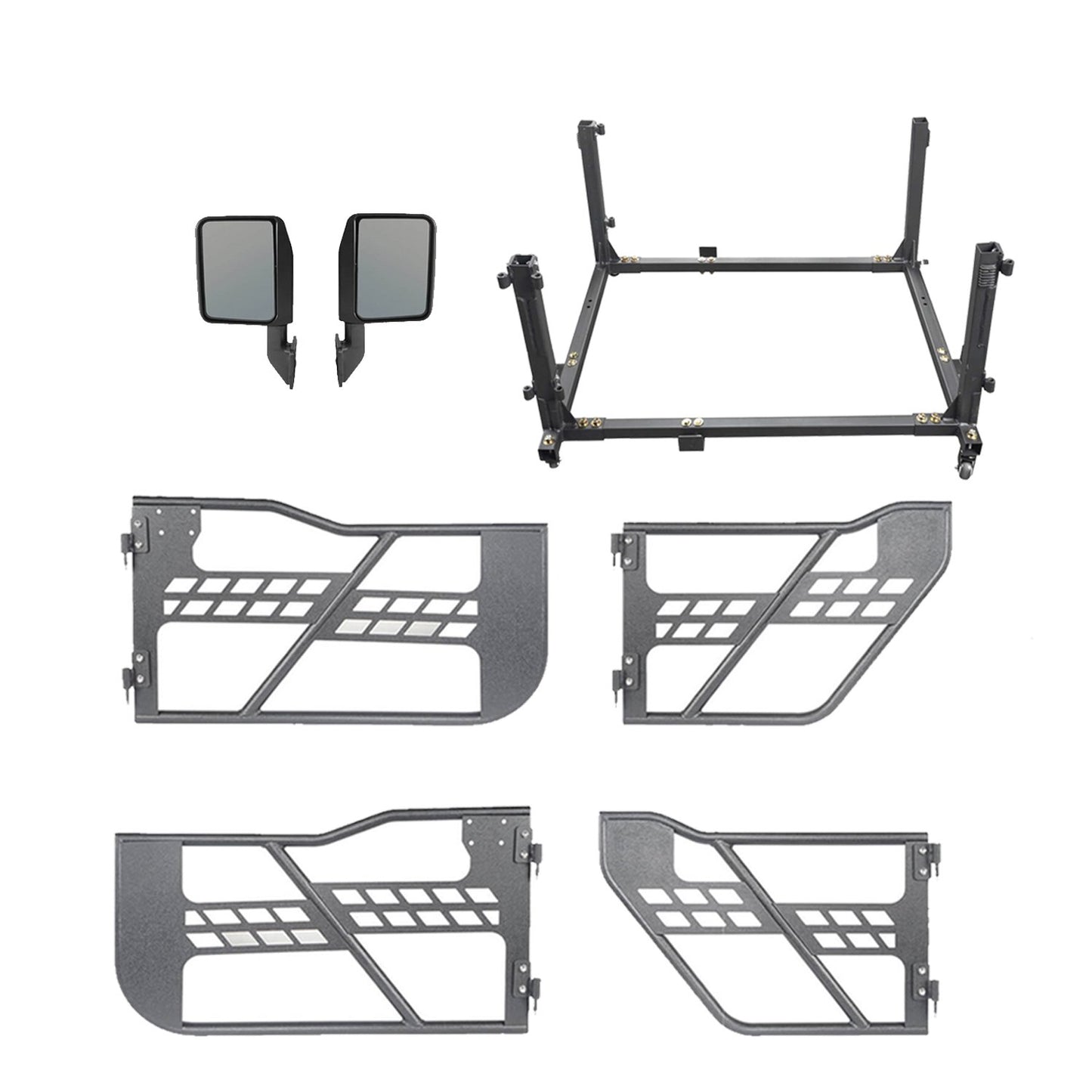 Tubular Doors & Side Mirrors & Door Storage 20-25 Jeep Gladiator JT) - ultralisk4x4