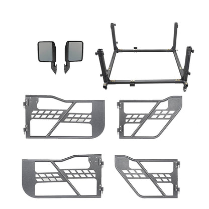 Tubular Doors & Side Mirrors & Door Storage 20-25 Jeep Gladiator JT) - ultralisk4x4